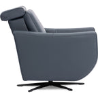 Lune Power Swivel Chair - Madras Blue