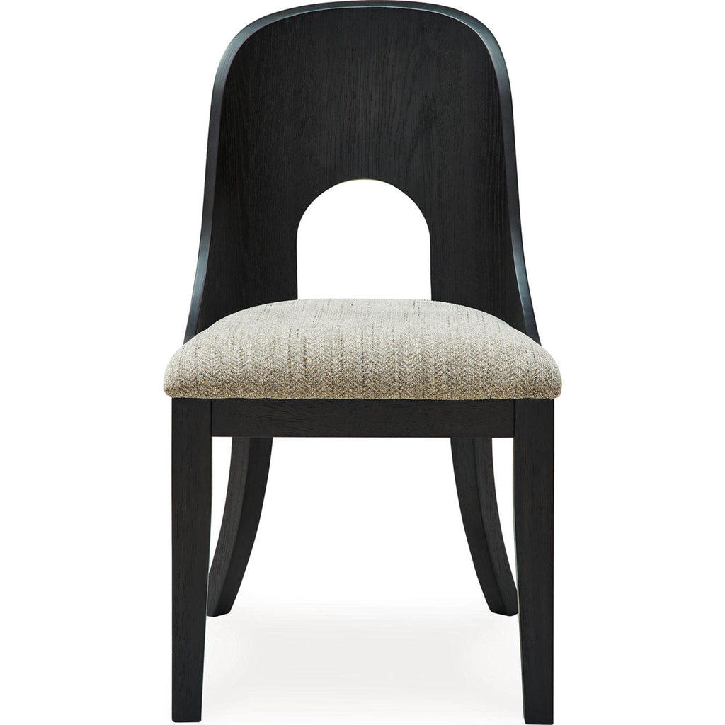 Rowanbeck Dining Chair - Gray/Black - (D821-01)