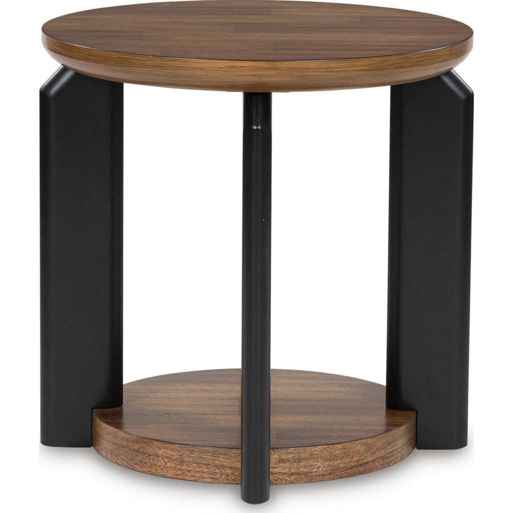 Kraeburn End Table - Brown/Black