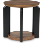 Kraeburn End Table - Brown/Black