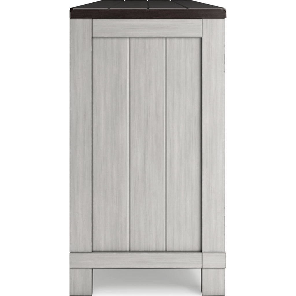 Darborn TV Stand with Fireplace - Gray/Brown