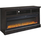 Entertainment Accessories Fireplace Insert - Black