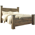 Trinell Poster Bed - Brown