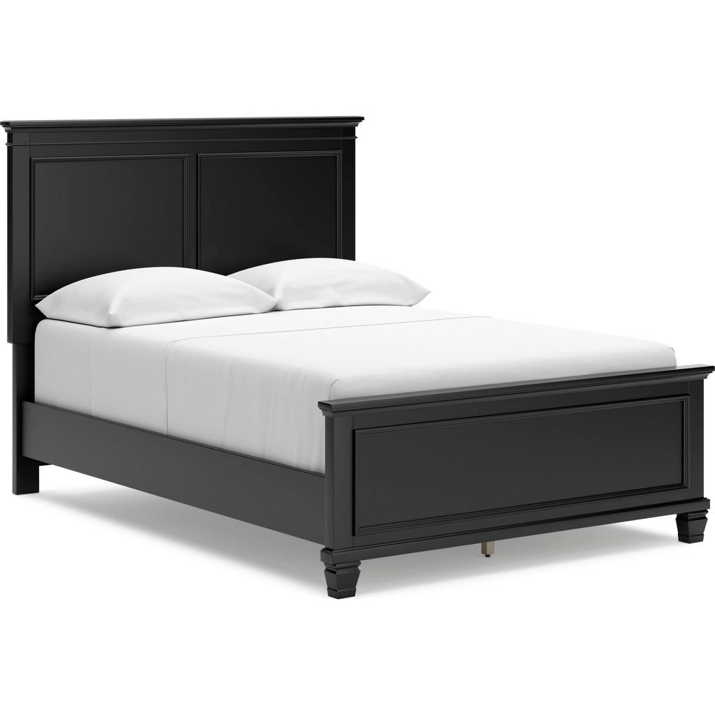 Lanolee 6 Piece Panel Bedroom - Black