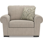 Sararose Oversized Chair - Heather