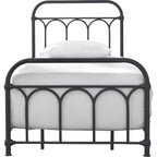Nashburg Metal Bed - Black