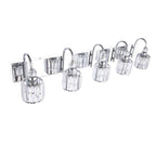 Chrome/ Black/ Gold Modern Over Mirror Crystal Bathroom Restroom Wall Lighting Fixtures Bath Lights Vanity Light