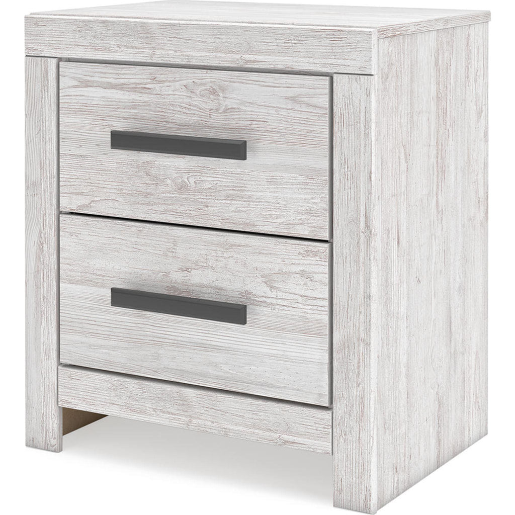 Cayboni 6 Piece Full Panel Bedroom - Whitewash