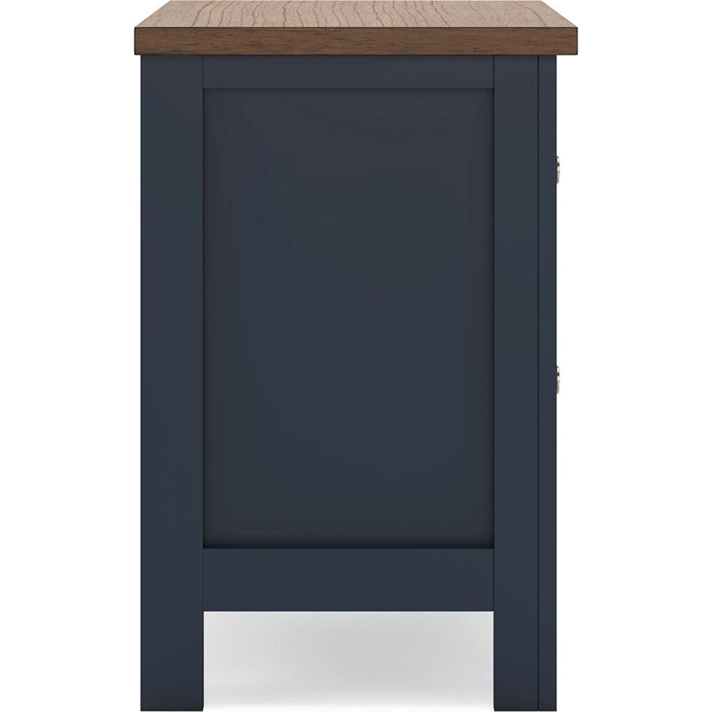 Landocken 6 Piece Panel Bedroom - Blue/Brown