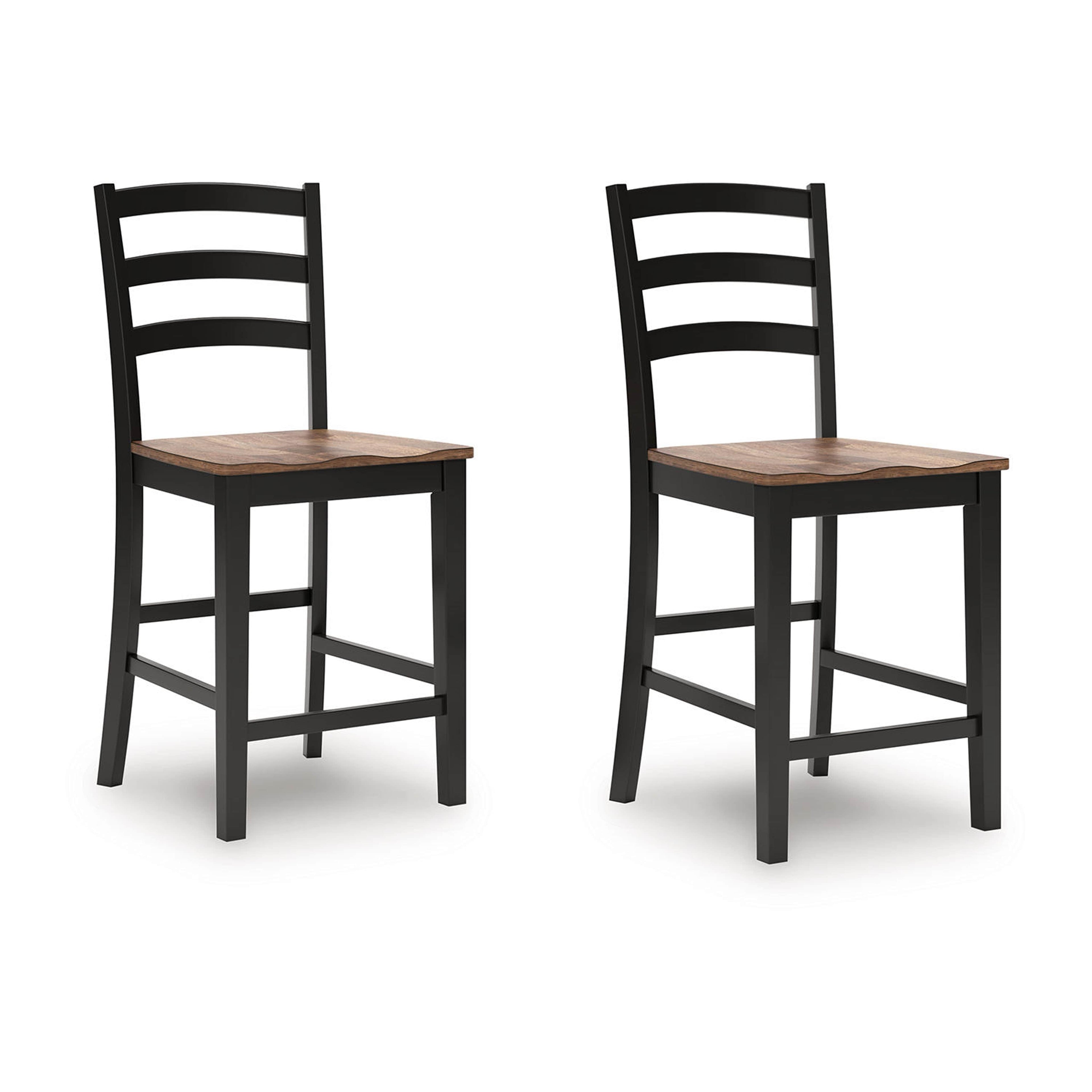 Wildenauer Counter Height Stool - Brown/Black - (D634-124)