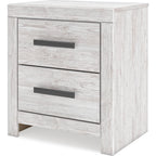 Cayboni 6 Piece Full Panel Bedroom - Whitewash