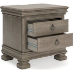 Lexorne 6 Piece King Sleigh Bedroom - Gray