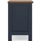 Landocken 6 Piece Panel Bedroom - Blue/Brown