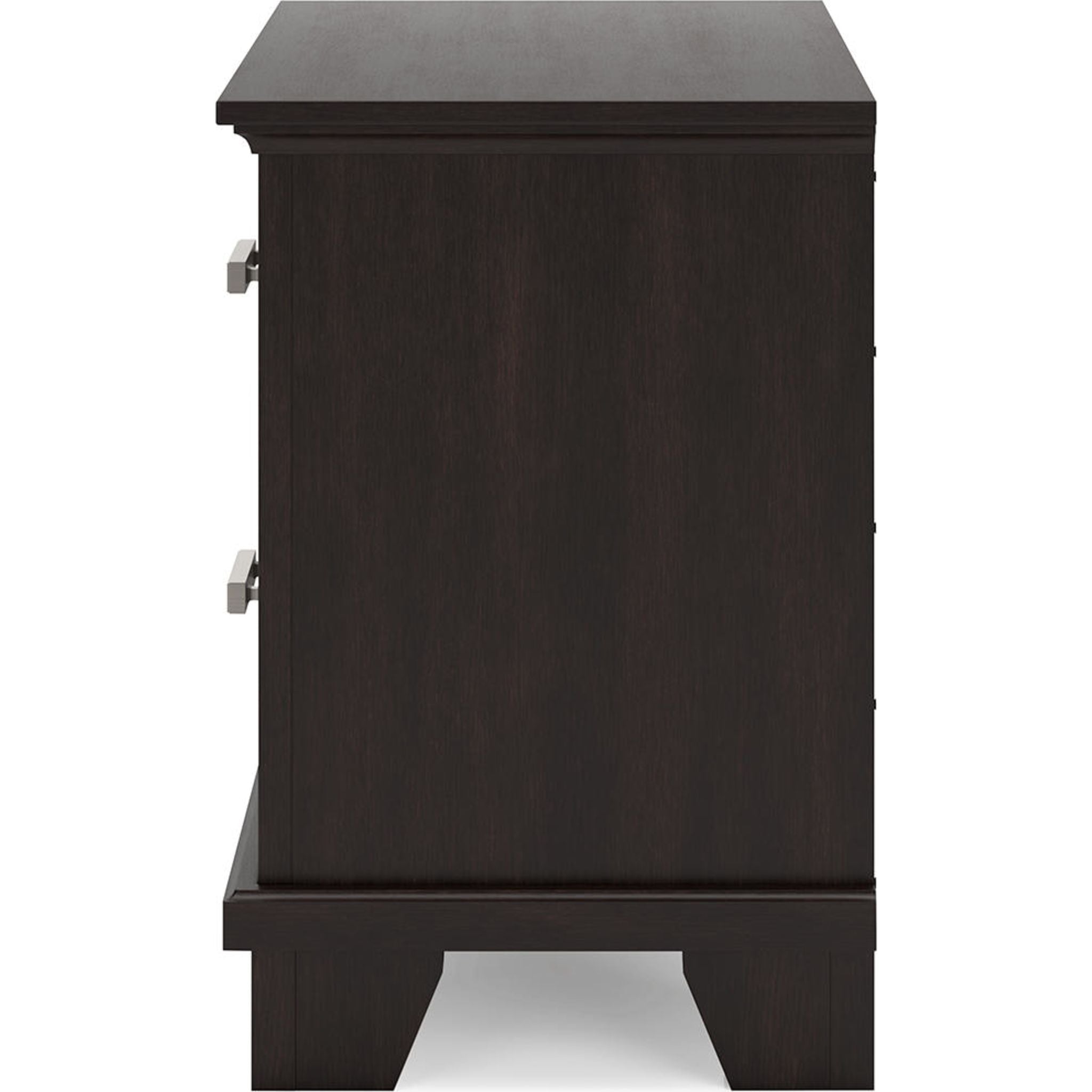 Covetown 6 Piece Twin Panel Bedroom - Dark Brown