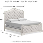 Arlendyne 6 Piece Panel Bedroom