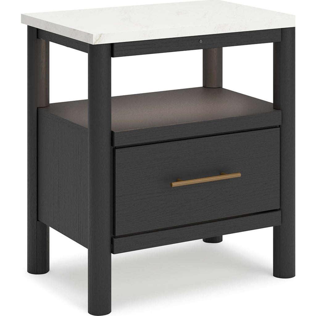 Cadmori 6 Piece Full Platform Bedroom - Black/White