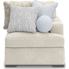 Cuddle Plush 8 Piece Modular Sectional with Ottomans - Arctic