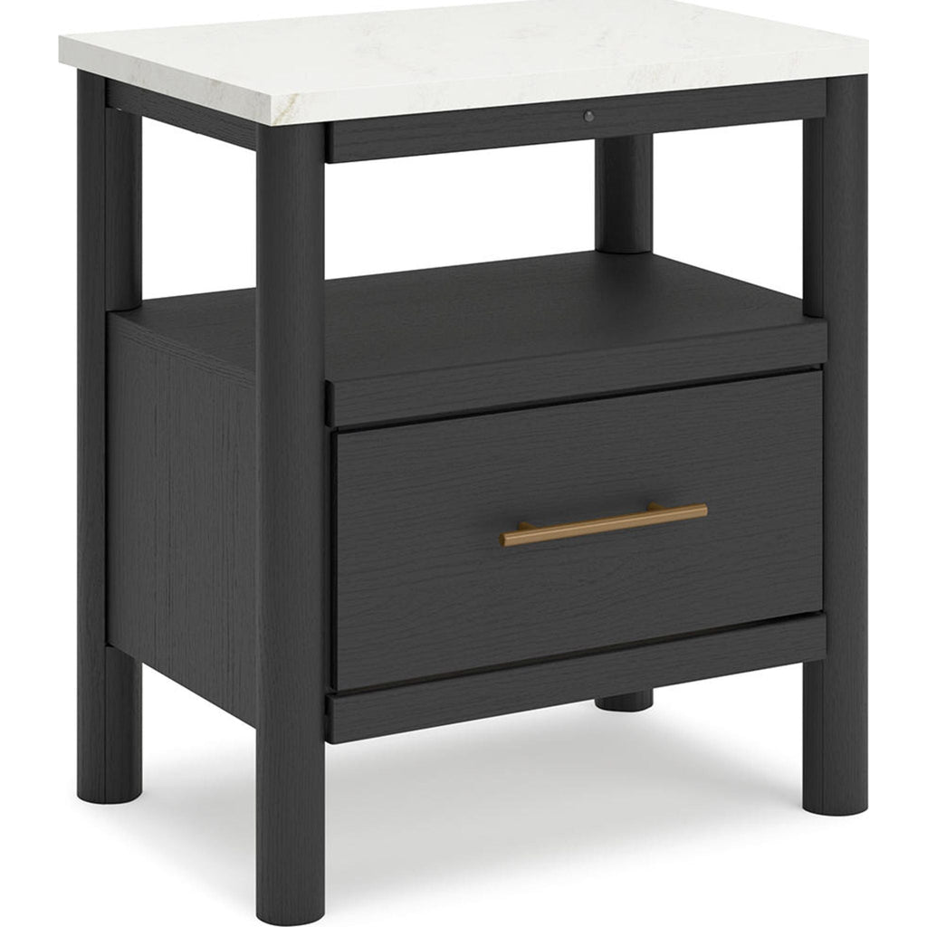 Cadmori 6 Piece Full Platform Bedroom - Black/White