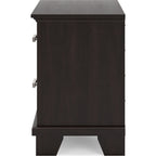 Covetown 6 Piece Queen Panel Bedroom - Dark Brown