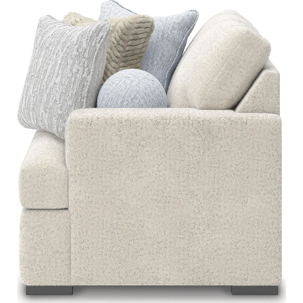 Cuddle Plush 8 Piece Modular Sectional with Ottomans - Arctic