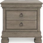 Lexorne 6 Piece Queen Sleigh Bedroom - Gray