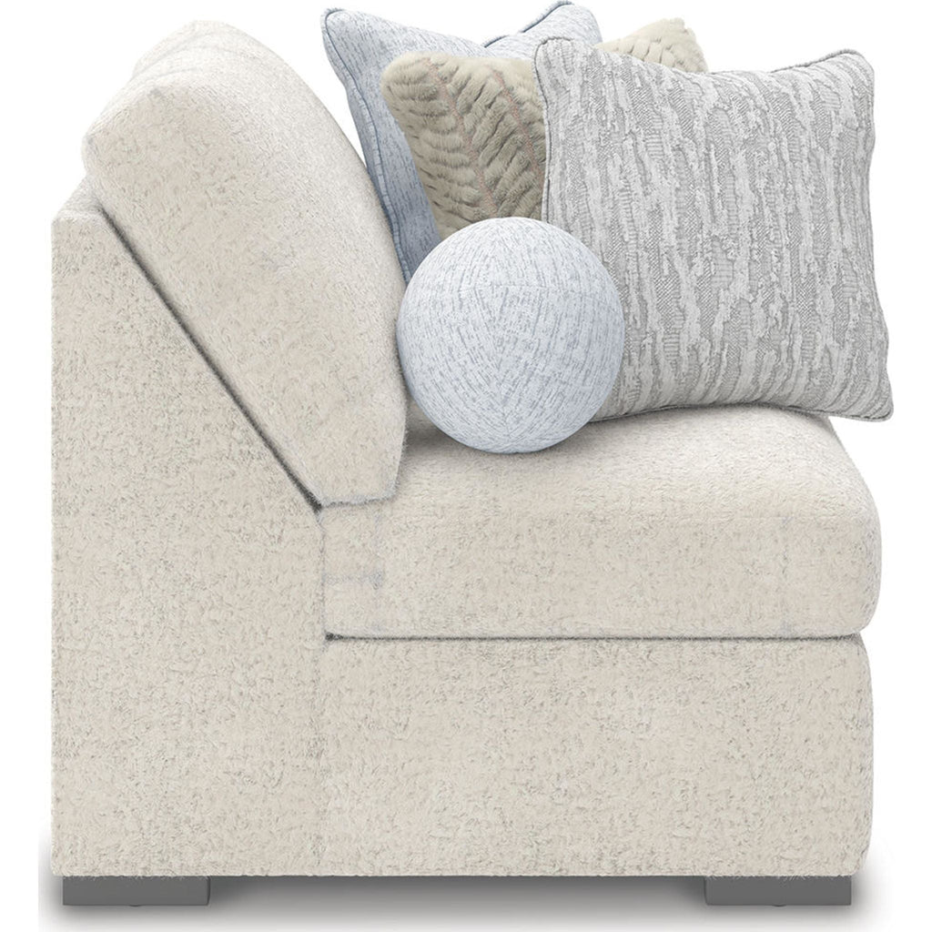 Cuddle Plush 8 Piece Modular Sectional with Ottomans - Arctic