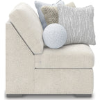 Cuddle Plush 8 Piece Modular Sectional with Ottomans - Arctic