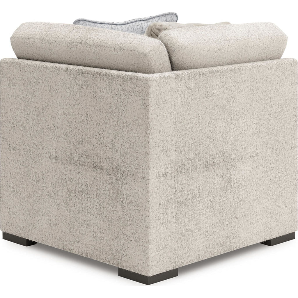 Cuddle Plush 8 Piece Modular Sectional with Ottomans - Arctic