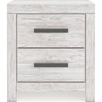 Cayboni 6 Piece Full Panel Bedroom - Whitewash