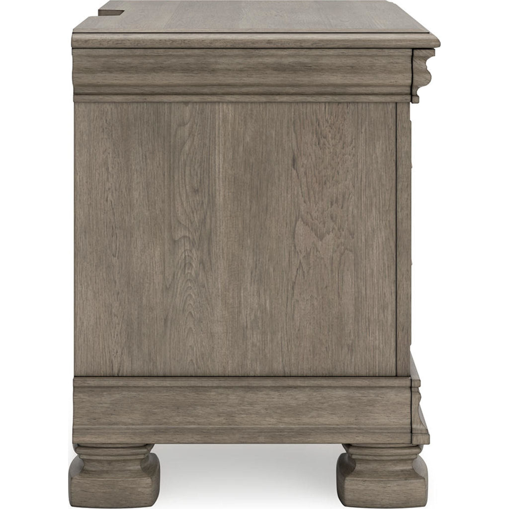 Lexorne 6 Piece King Sleigh Bedroom - Gray