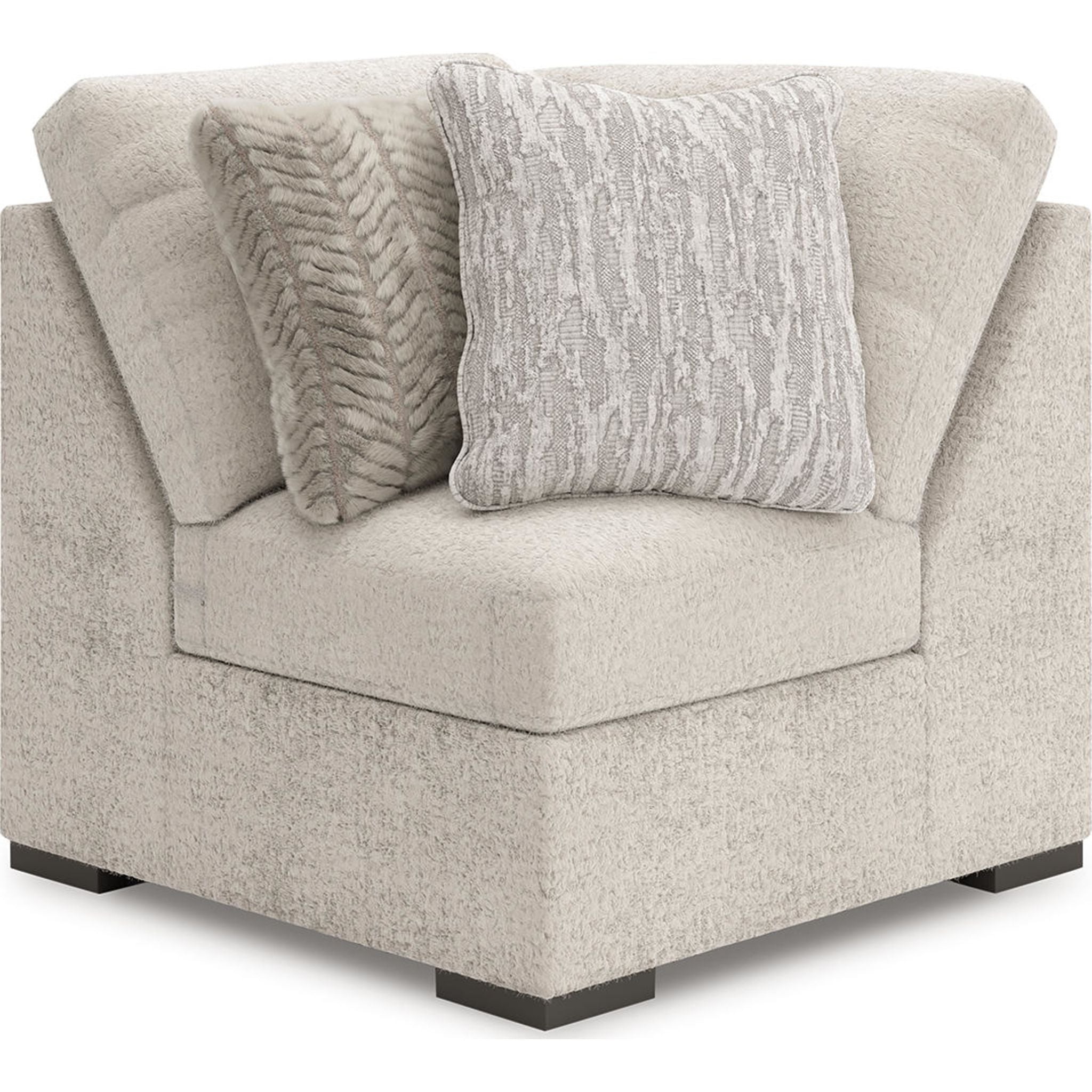 Cuddle Plush 8 Piece Modular Sectional with Ottomans - Arctic