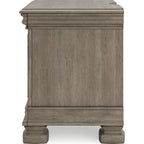 Lexorne 6 Piece Queen Sleigh Bedroom - Gray