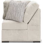 Cuddle Plush 8 Piece Modular Sectional with Ottomans - Arctic