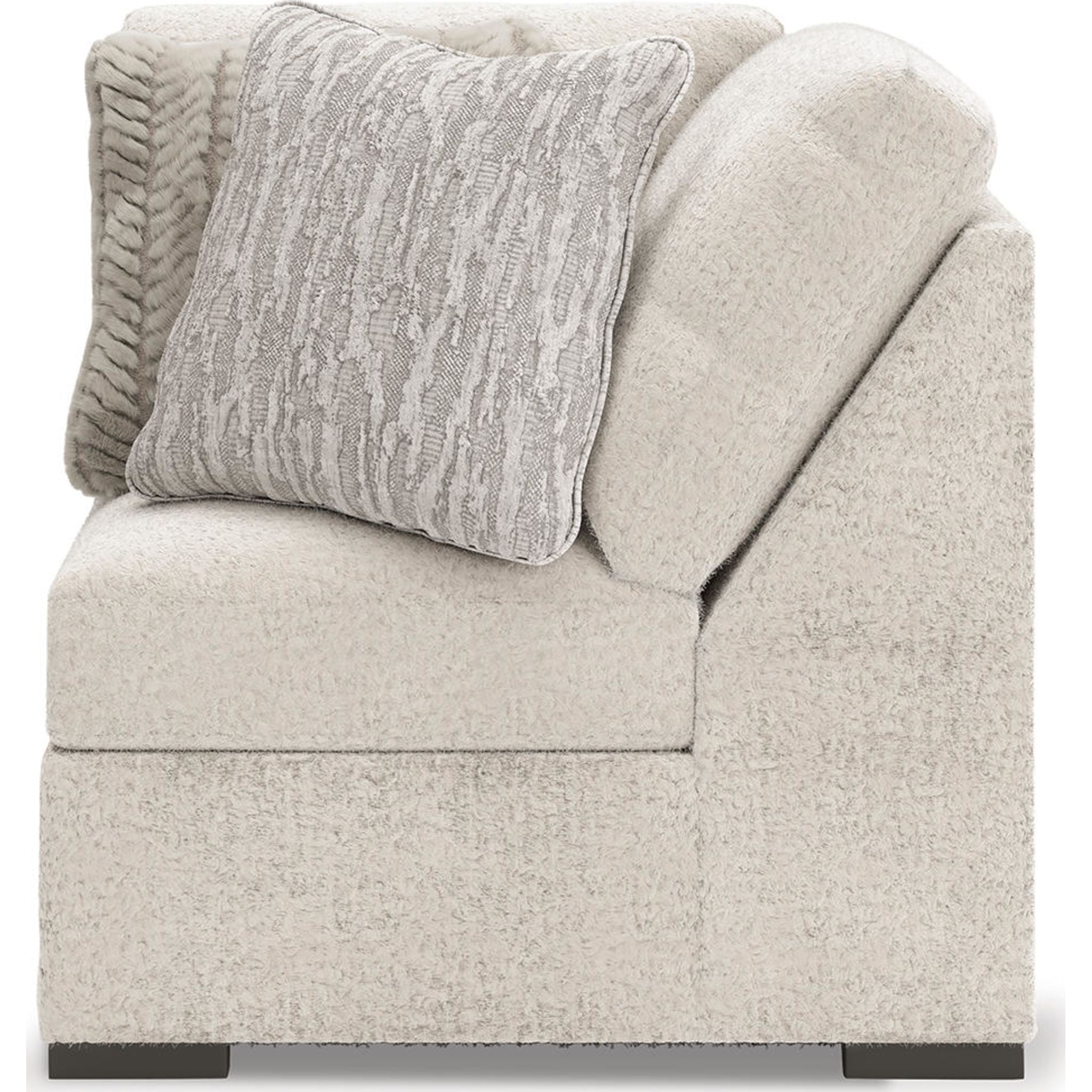 Cuddle Plush 8 Piece Modular Sectional with Ottomans - Arctic