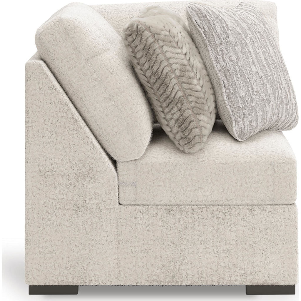 Cuddle Plush 8 Piece Modular Sectional with Ottomans - Arctic