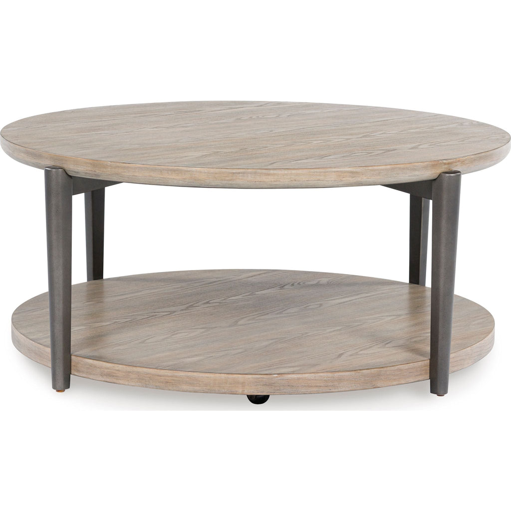 Dyonton Coffee Table - Light Grayish Brown