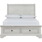 Robbinsdale Full Sleigh Storage Bed