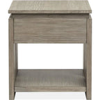 Conrad End Table - Stone Harbour Grey