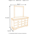 Alisdair 5 Piece King Sleigh Bedroom - Dark Brown