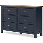 Landocken Dresser - Blue/Brown