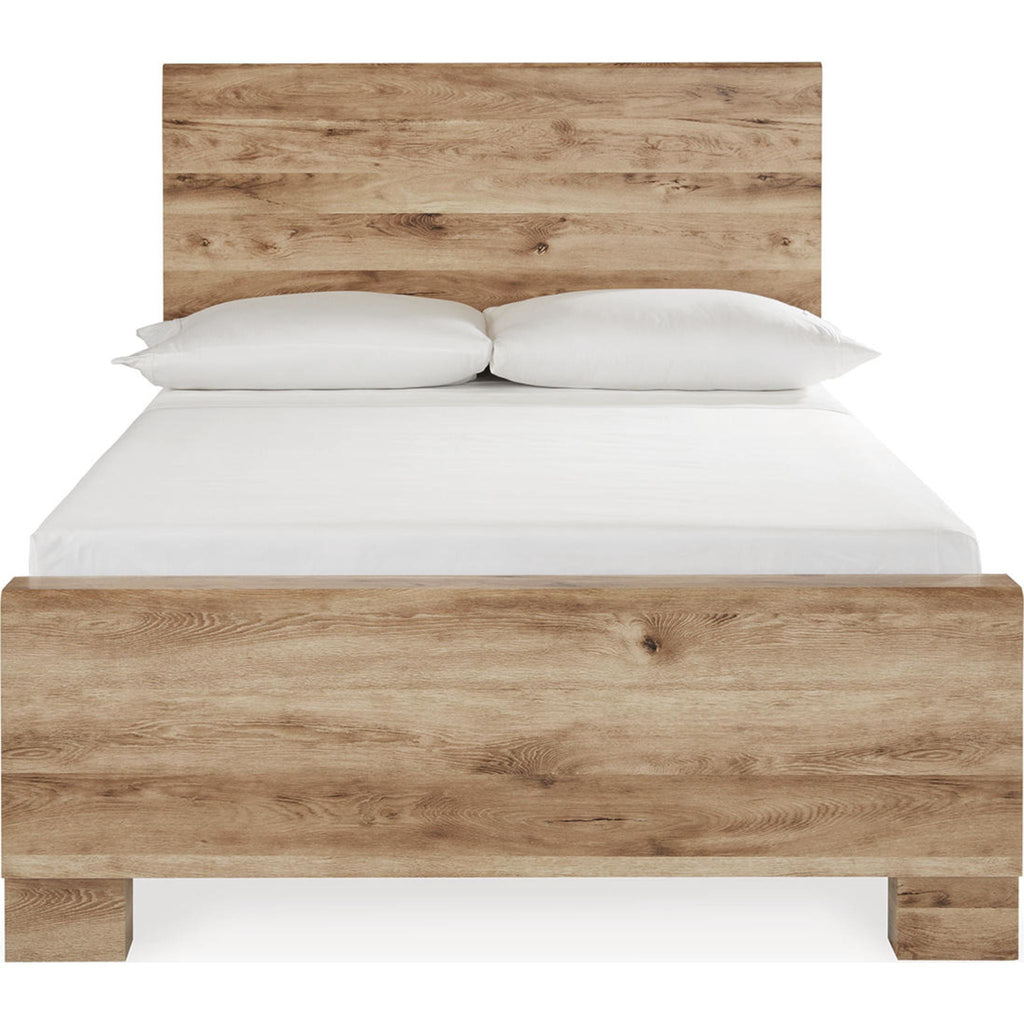 Hyanna Panel Bed - Tan Brown