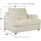 Soletren Chair and a Half - Stone