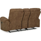 Edenwold Reclining Loveseat with Console - Brindle