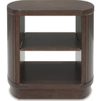 Korestone End Table - Dark Brown