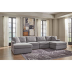 Modmax 4 Piece Modular Sectional with Double Chaise