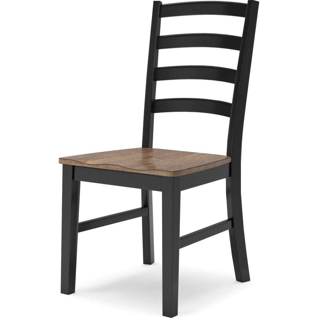 Wildenauer Dining Chair - Brown/Black - (D634-01)