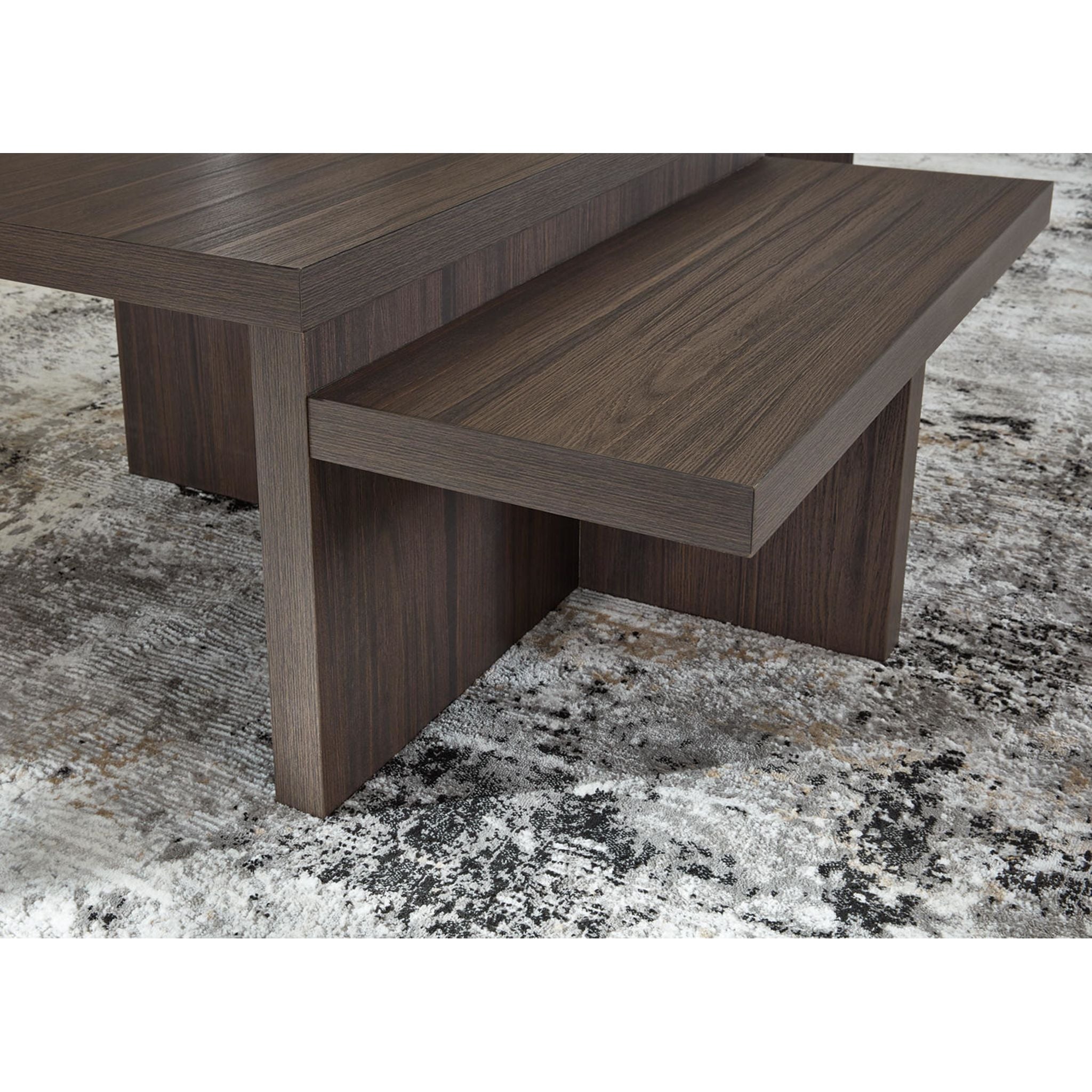 Zendex 2 Pack Tables - Brown