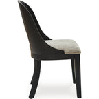 Rowanbeck Dining Chair - Gray/Black - (D821-01)