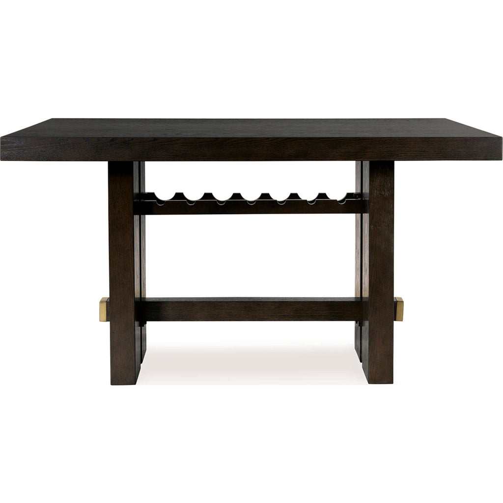 Burkhaus Counter Height Table - Dark Brown - (D984-32)