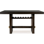 Burkhaus Counter Height Table - Dark Brown - (D984-32)